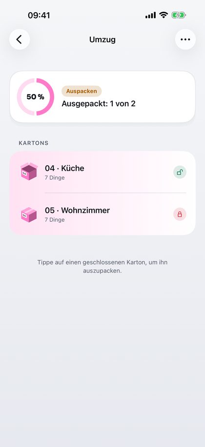 Auspacken