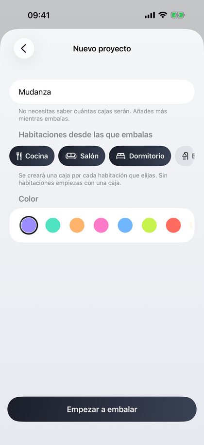 Crea un proyecto