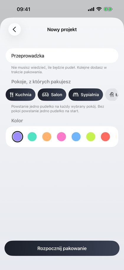 Załóż projekt