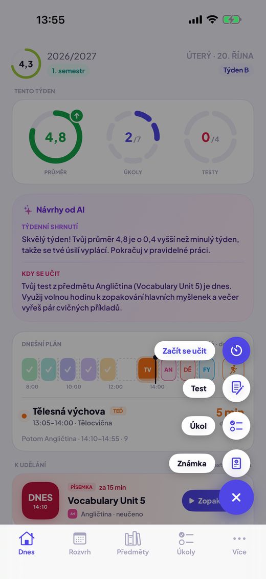 Přidej za vteřinu