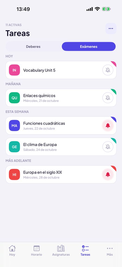 Exámenes