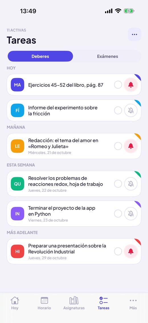 Deberes