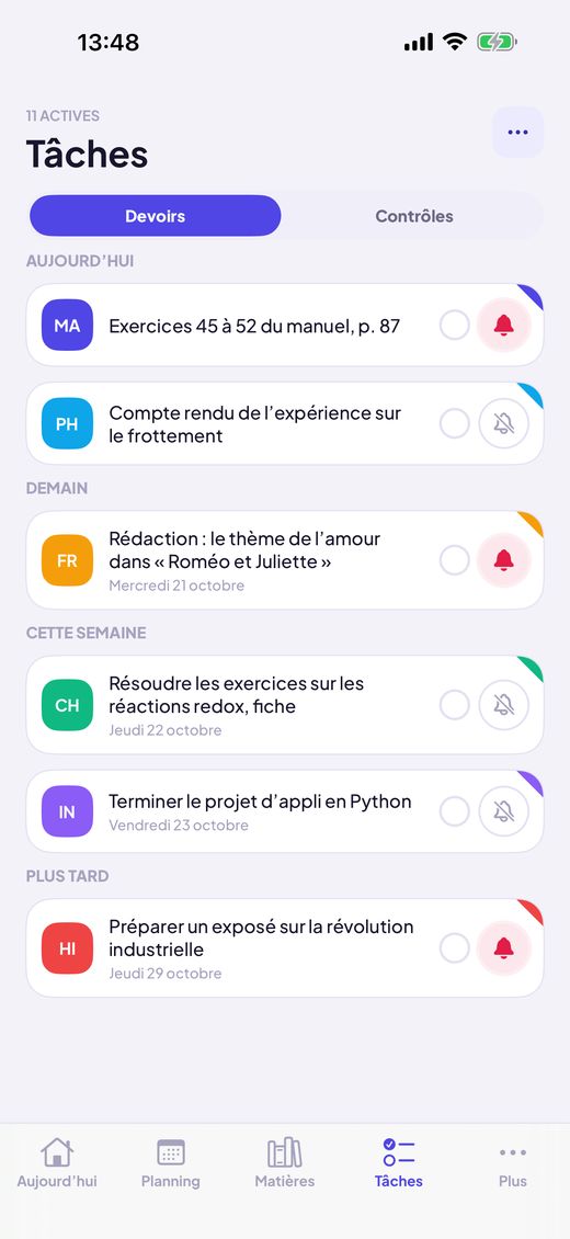 Devoirs