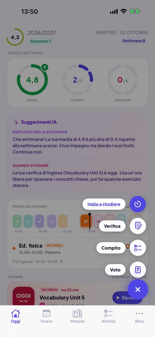 Aggiungi in un secondo