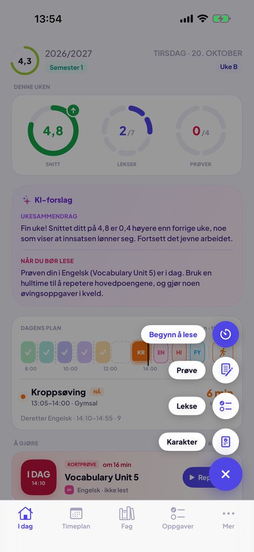 Legg til på et sekund