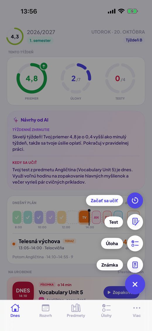 Pridaj za sekundu