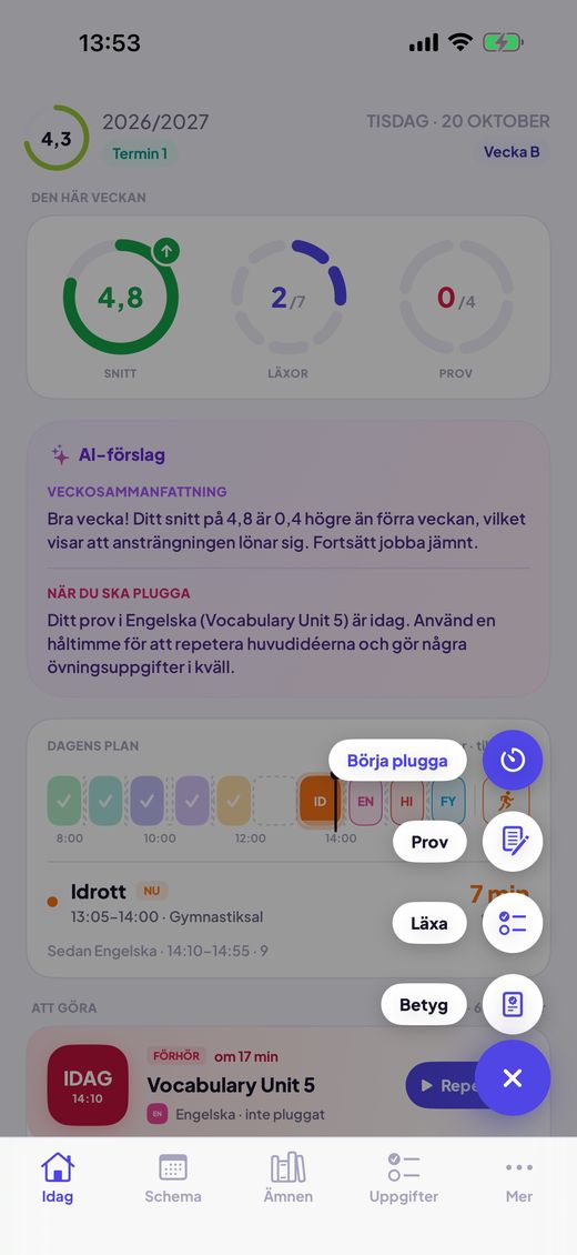 Lägg till på en sekund