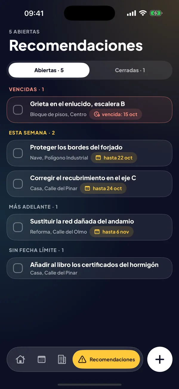 Recomendaciones