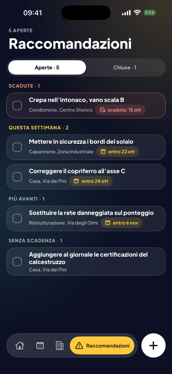Raccomandazioni