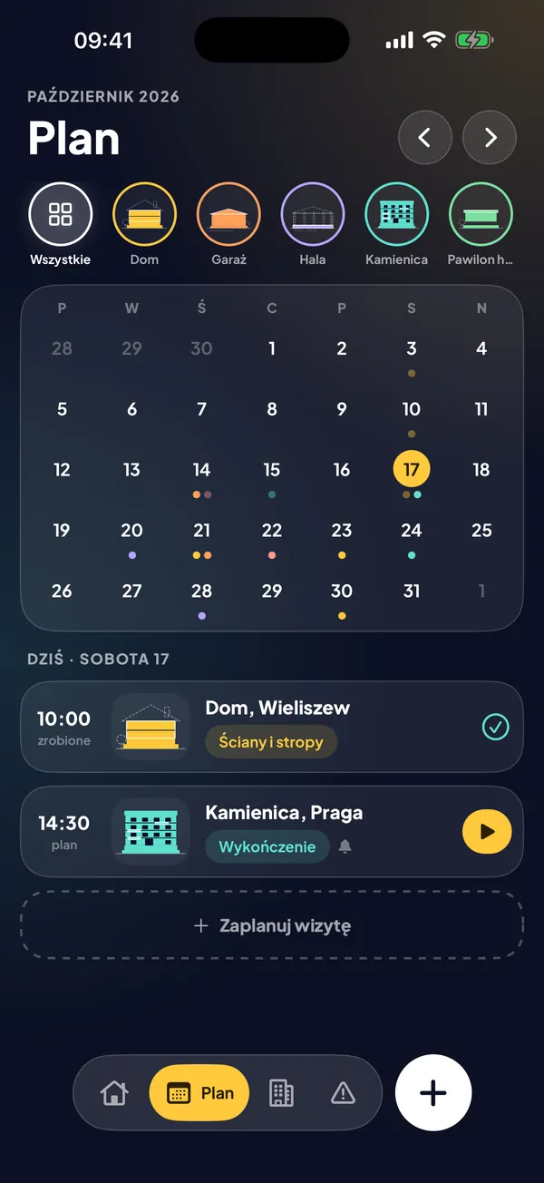Plan wizyt