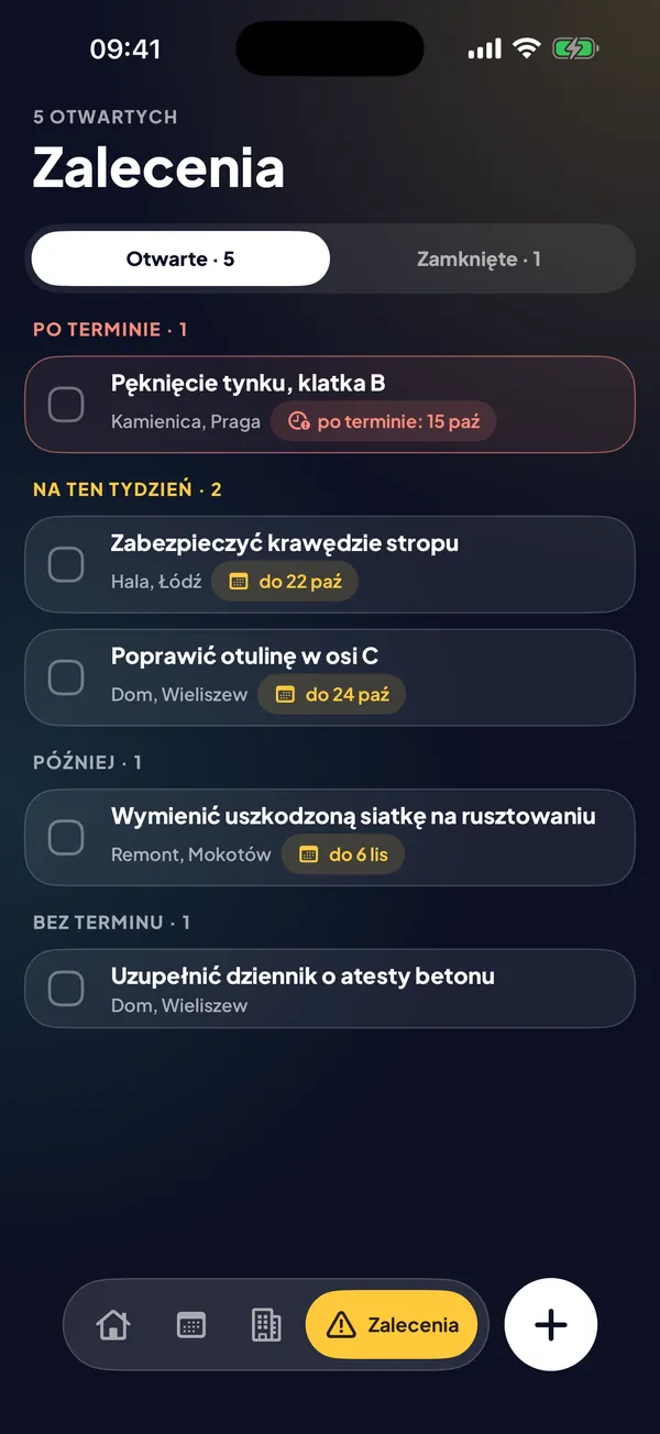 Zalecenia