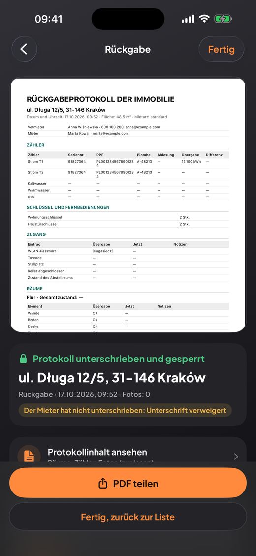 PDF teilen