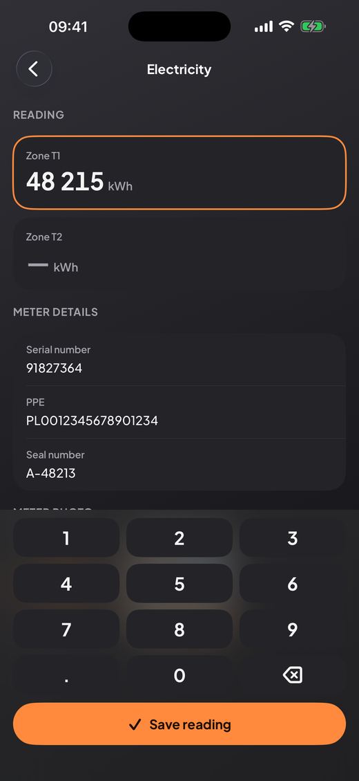 Read the meters