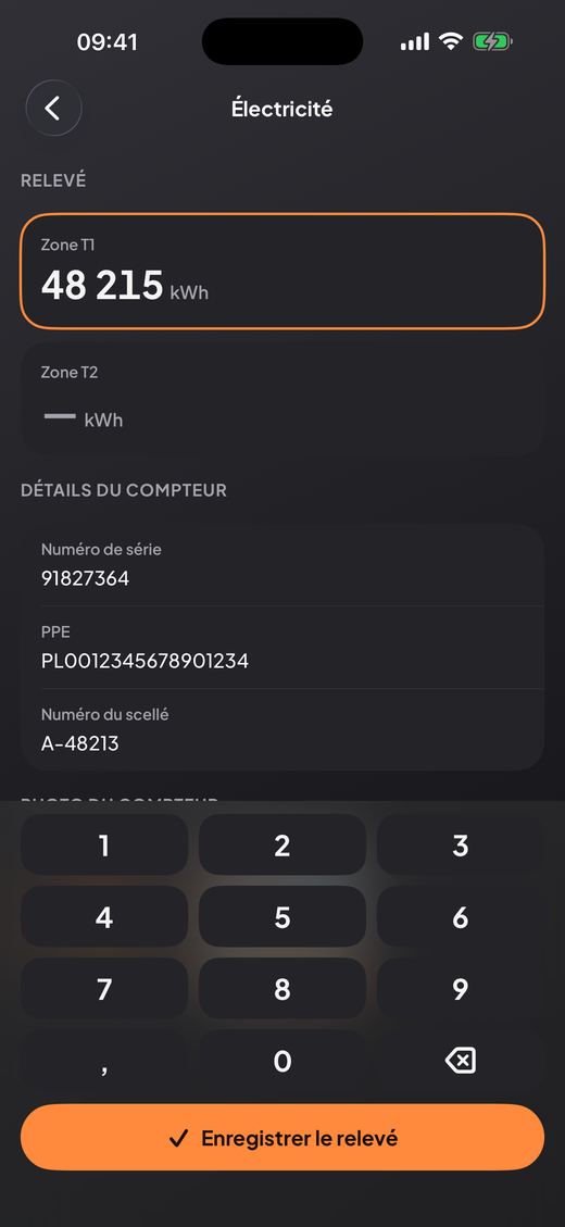 Relevez de nouveau les compteurs