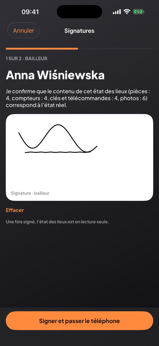 Deux signatures