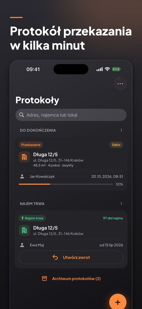 Zrzut ekranu Stan Lokalu 1