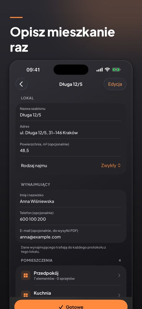 Zrzut ekranu Stan Lokalu 2